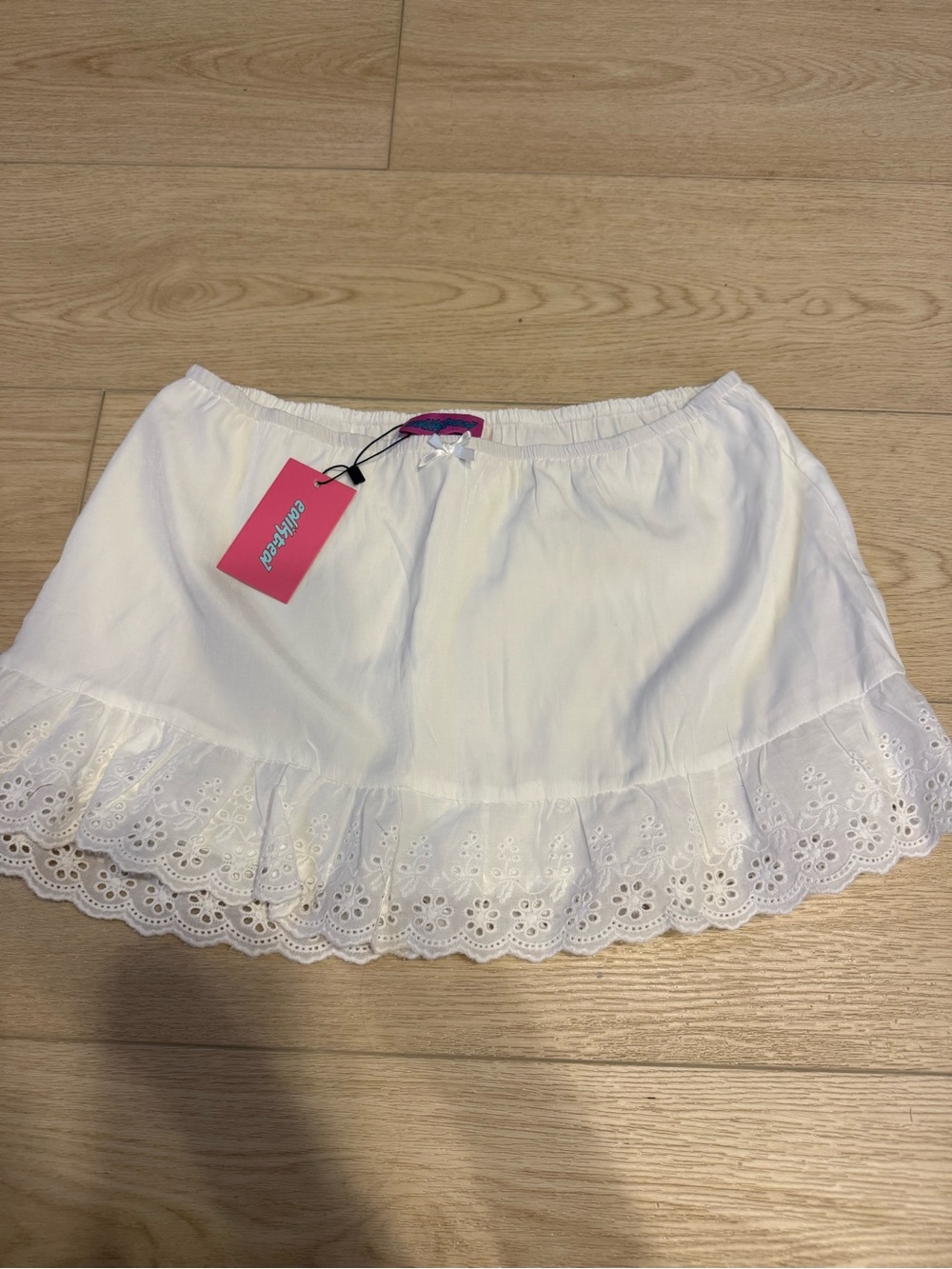 White edikted skirt